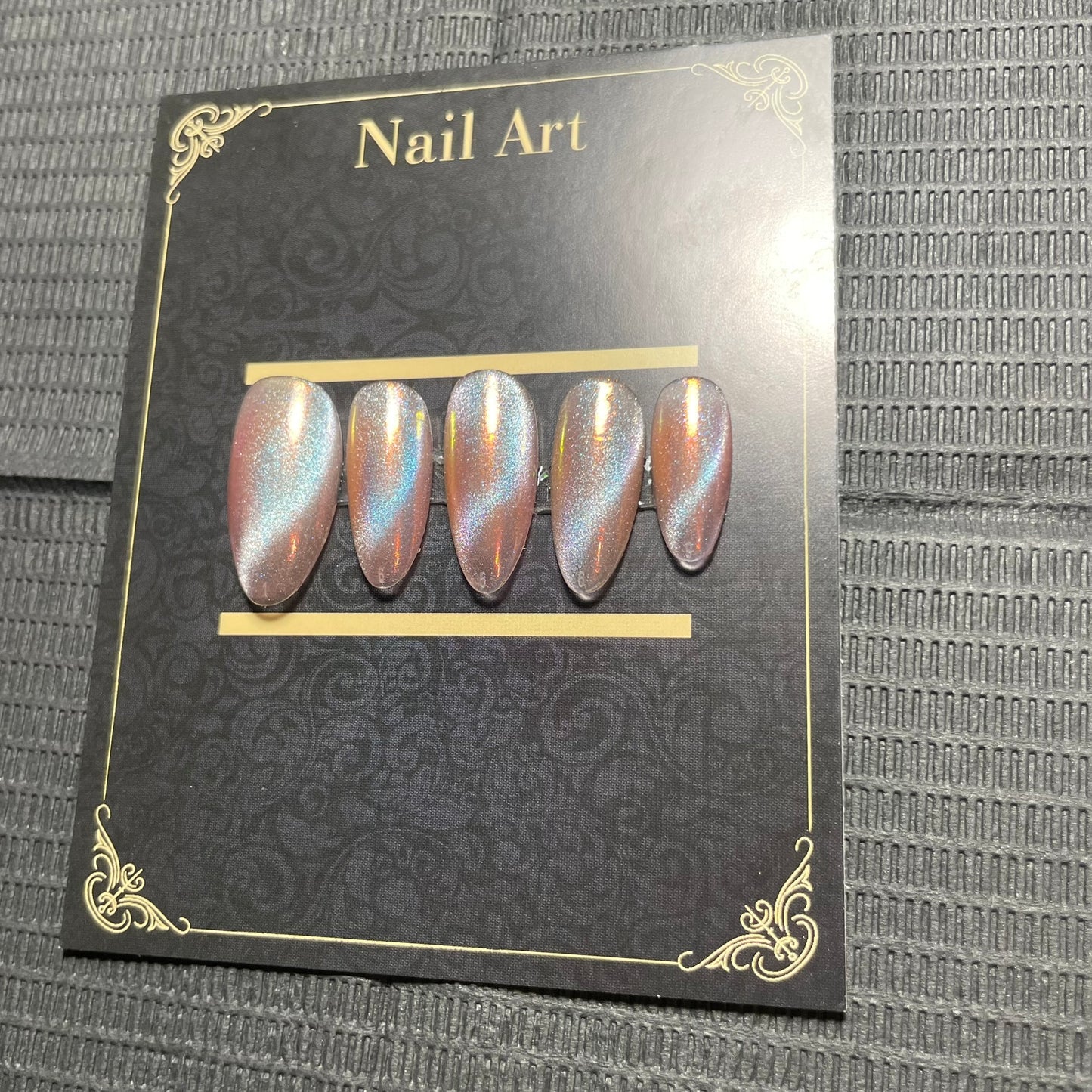 False nails Aurora dégradés irisés teintes polaires aurores boréales C'Sha Nails