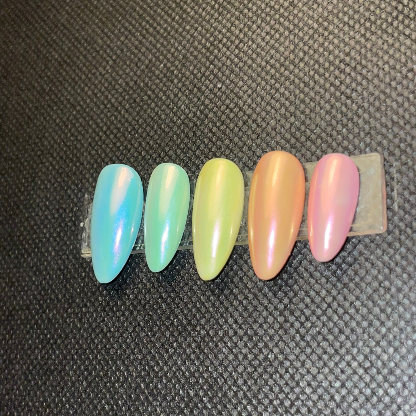 False nails Pastel Pop couleurs pastel multicolores style pop art C'Sha Nails