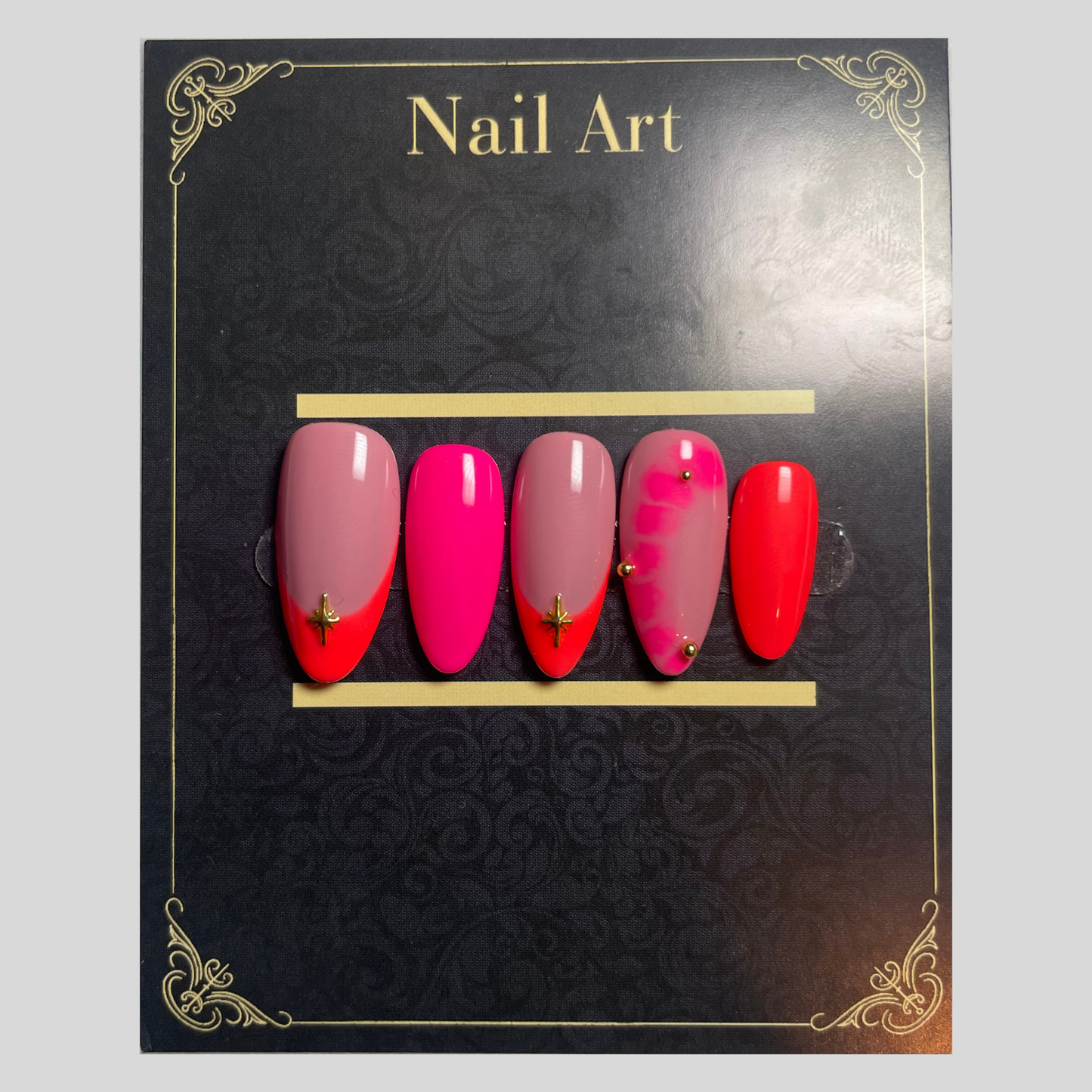 Faux ongles Havana Heat rouge chaleureux inspiration cubaine C'Sha Nails