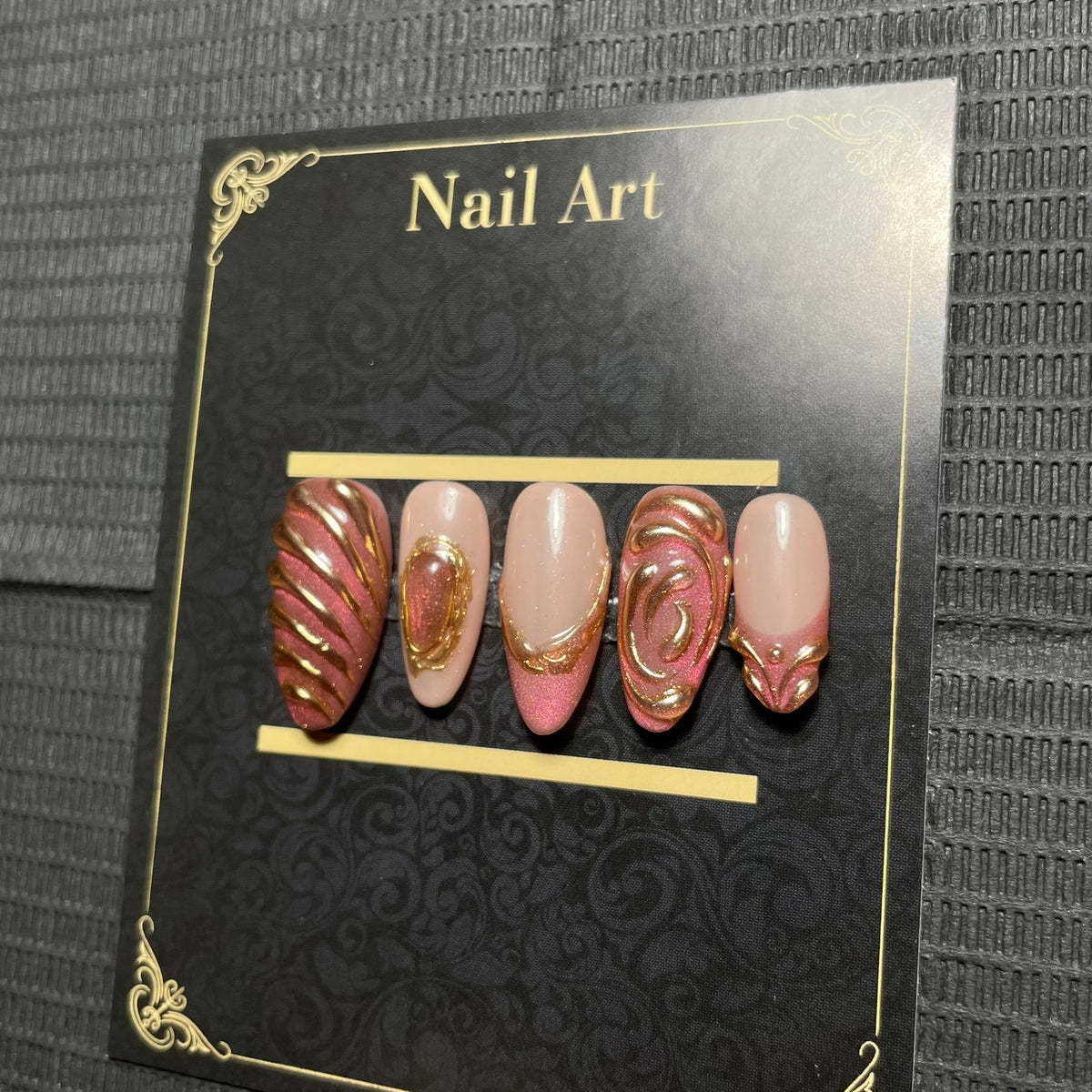 Faux ongles Impératrice style majestueux et raffiné C'Sha Nails