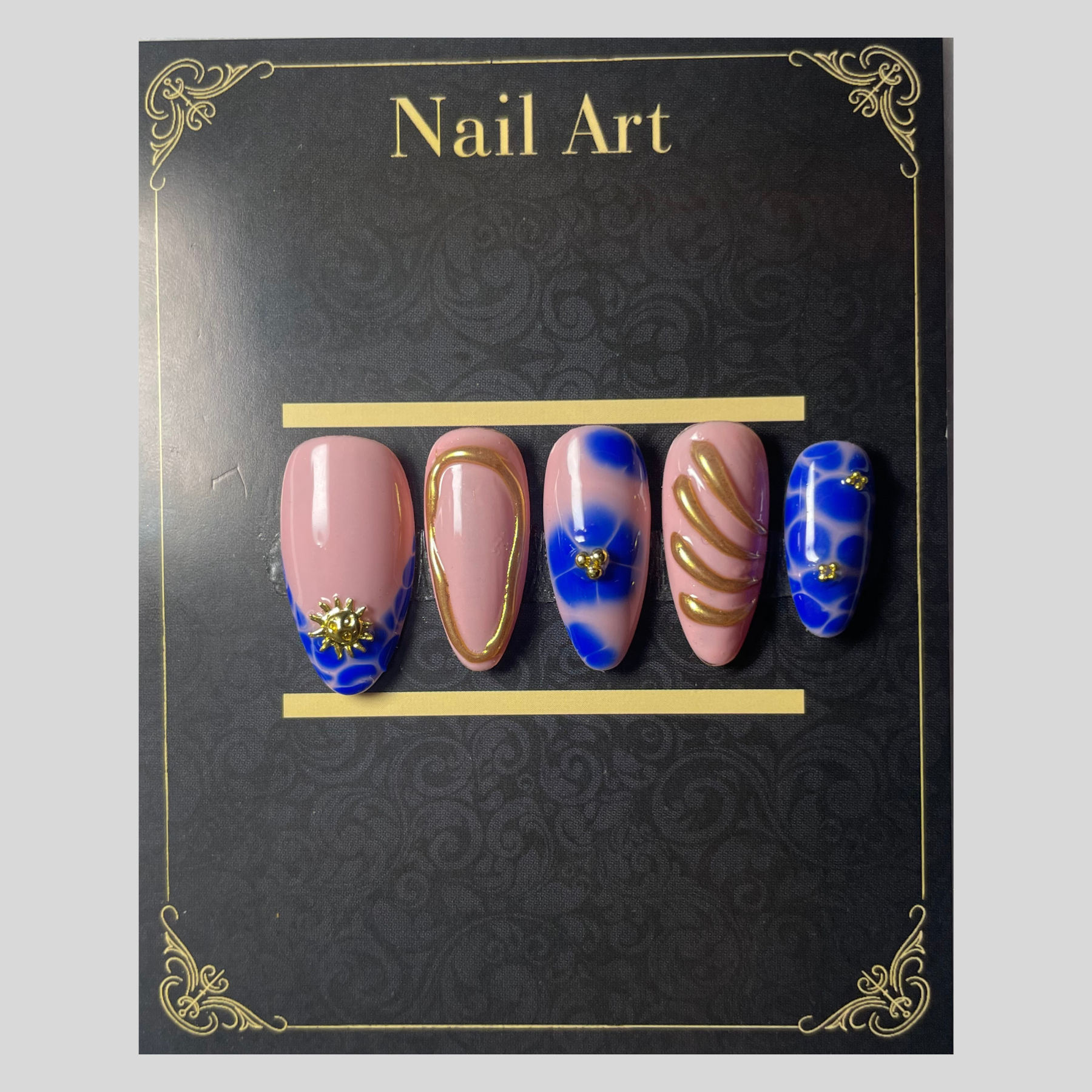 Faux ongles Or de Mendoza doré luxueux inspiration argentine C'Sha Nails