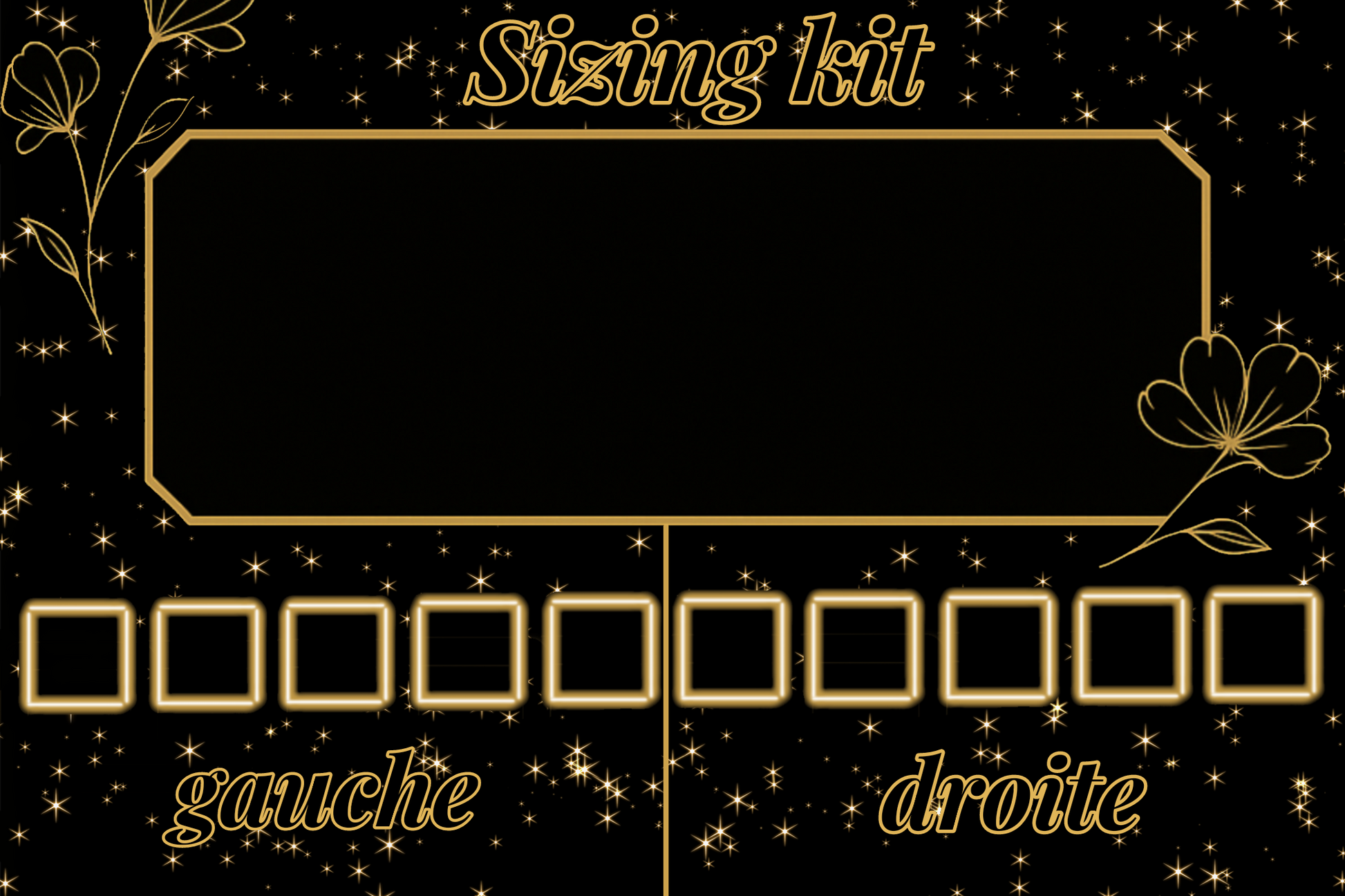 Kit de mesure Sizing Kit pour trouver sa taille de press-on nails C'Sha Nails