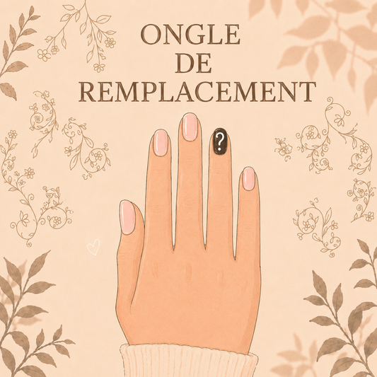 Ongle de remplacement press-on nails – faux ongle unitaire réutilisable – C'Sha Nails